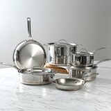 科克蘭 五層結構不鏽鋼鍋具套組 含蓋10件組