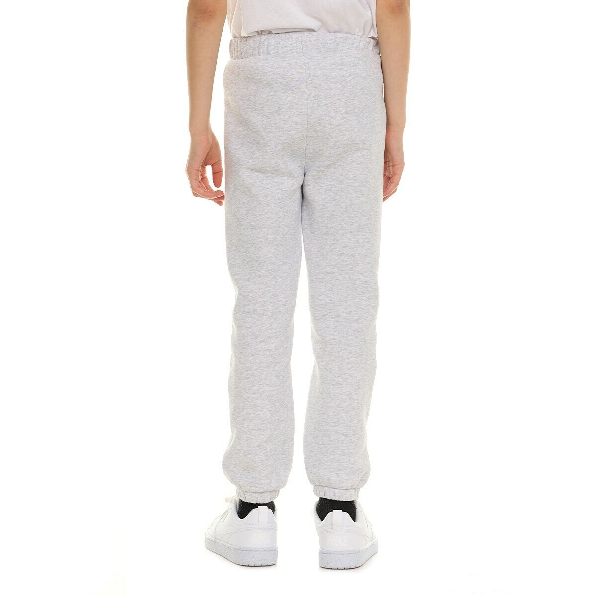 Keith Haring 兒童刷毛束口長褲 灰