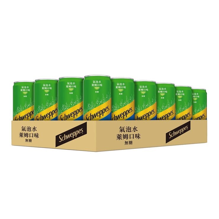 舒味思 萊姆口味氣泡水 330毫升 X 24入