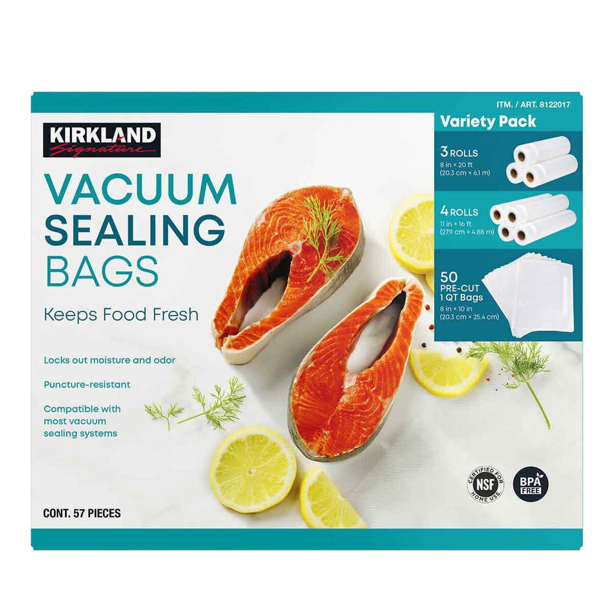 Kirkland Signature 科克蘭 食物真空保存真空卷 / 袋組