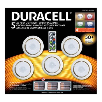 Duracell LED 遙控照明燈5入 Duracell LED 遙控照明燈5入