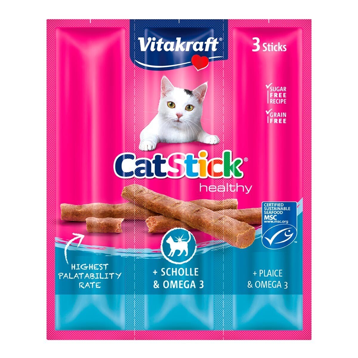 Vitakraft 貓快餐肉條雙口味 6公克 X 84入