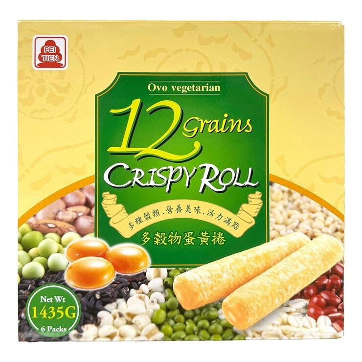 北田 天然穀物蛋黃捲 1435公克