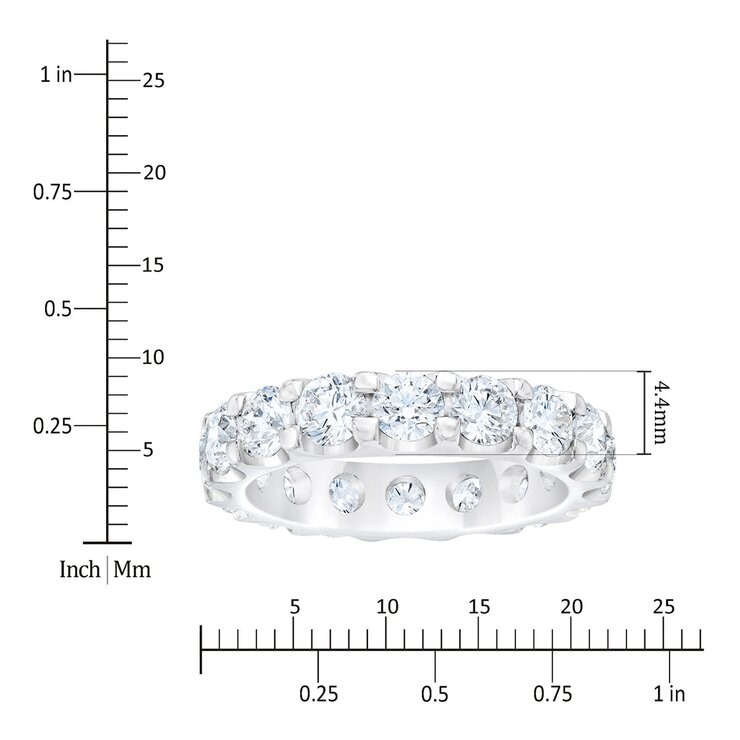 4.00克拉 鉑金 圓形鑽石戒指 VS2/I