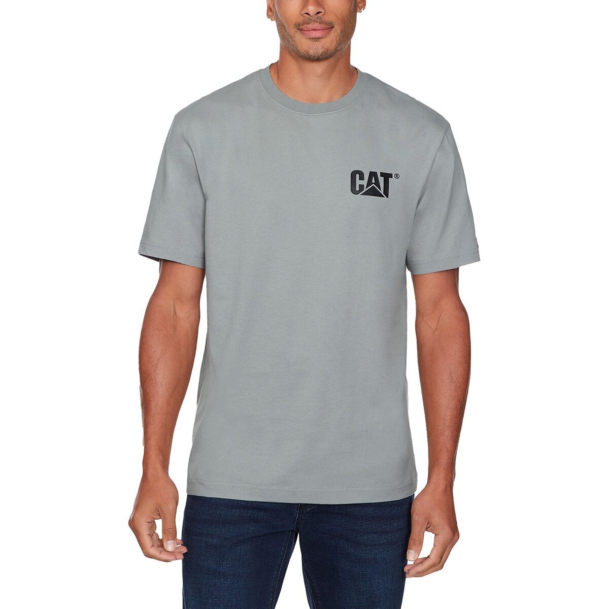 Caterpillar 男短袖上衣 灰色
