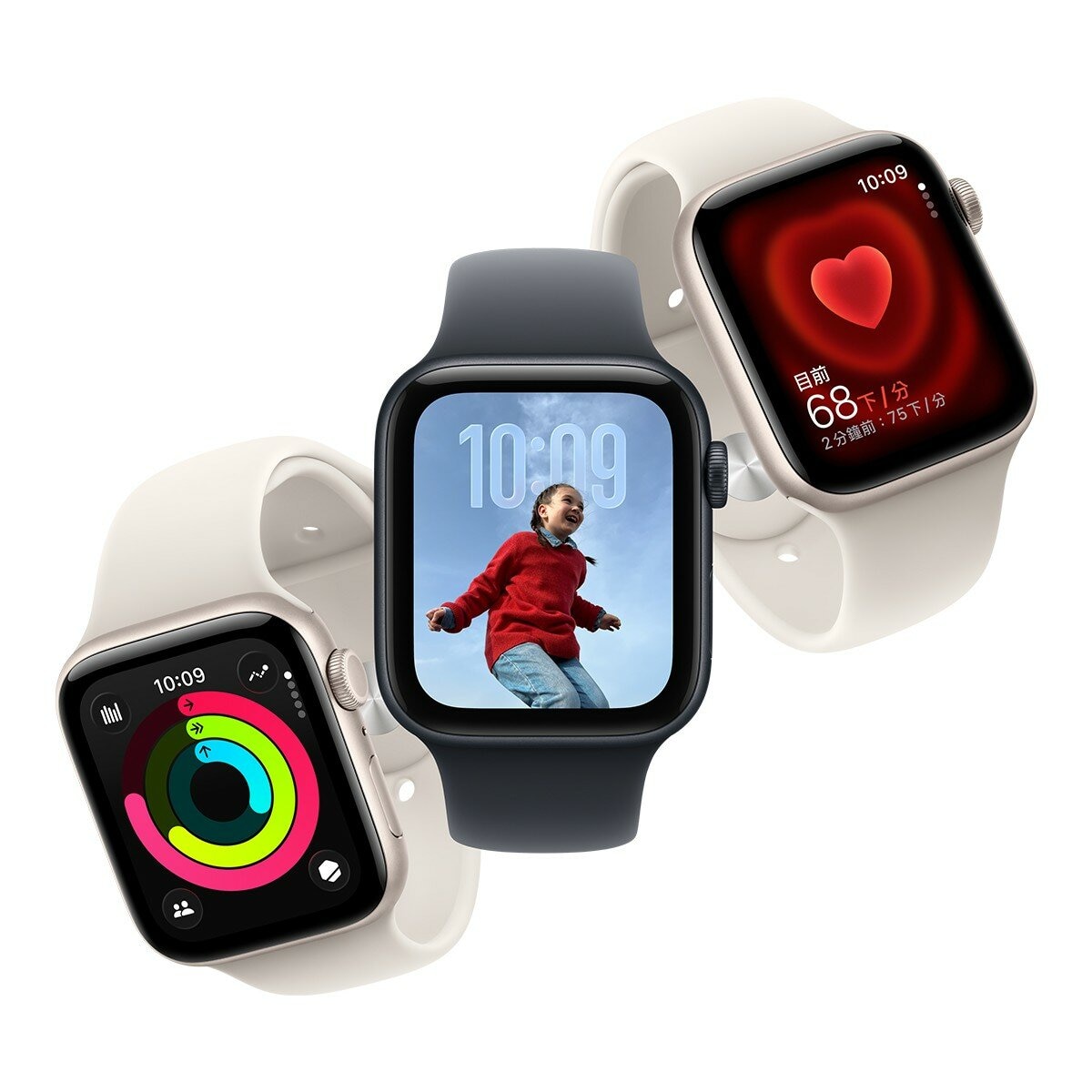 Apple Watch SE 3 GPS 40公釐 鋁金屬錶殼 附運動型錶帶