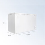 TCL 408公升 變頻臥式冷凍櫃 F408CFW