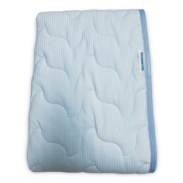 Sea Breeze 雙人涼感墊 152公分 X 195公分 淺藍