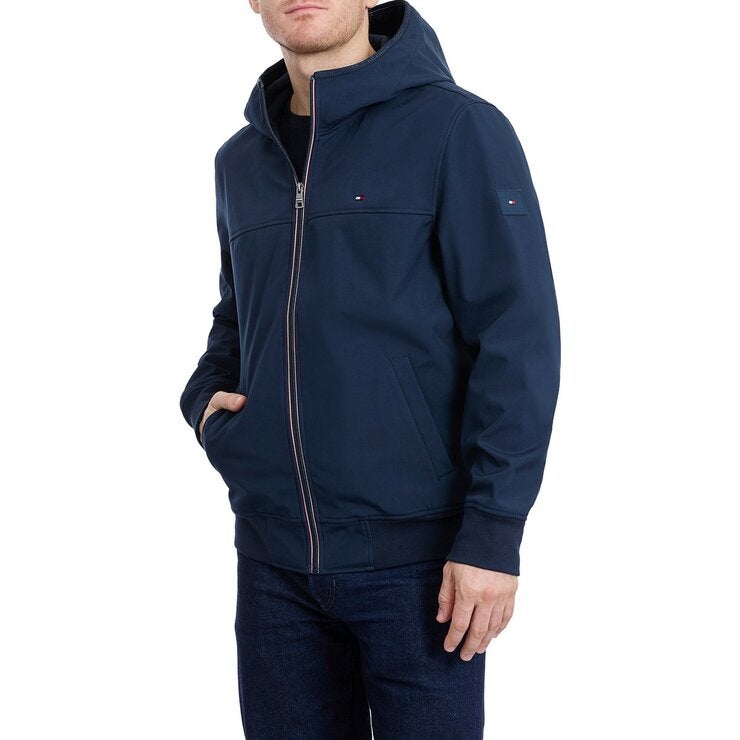 Tommy Hilfiger 男輕量軟殼外套 深藍