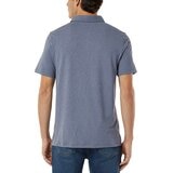 32 Degrees 男士彈性短袖Polo衫 牛仔藍