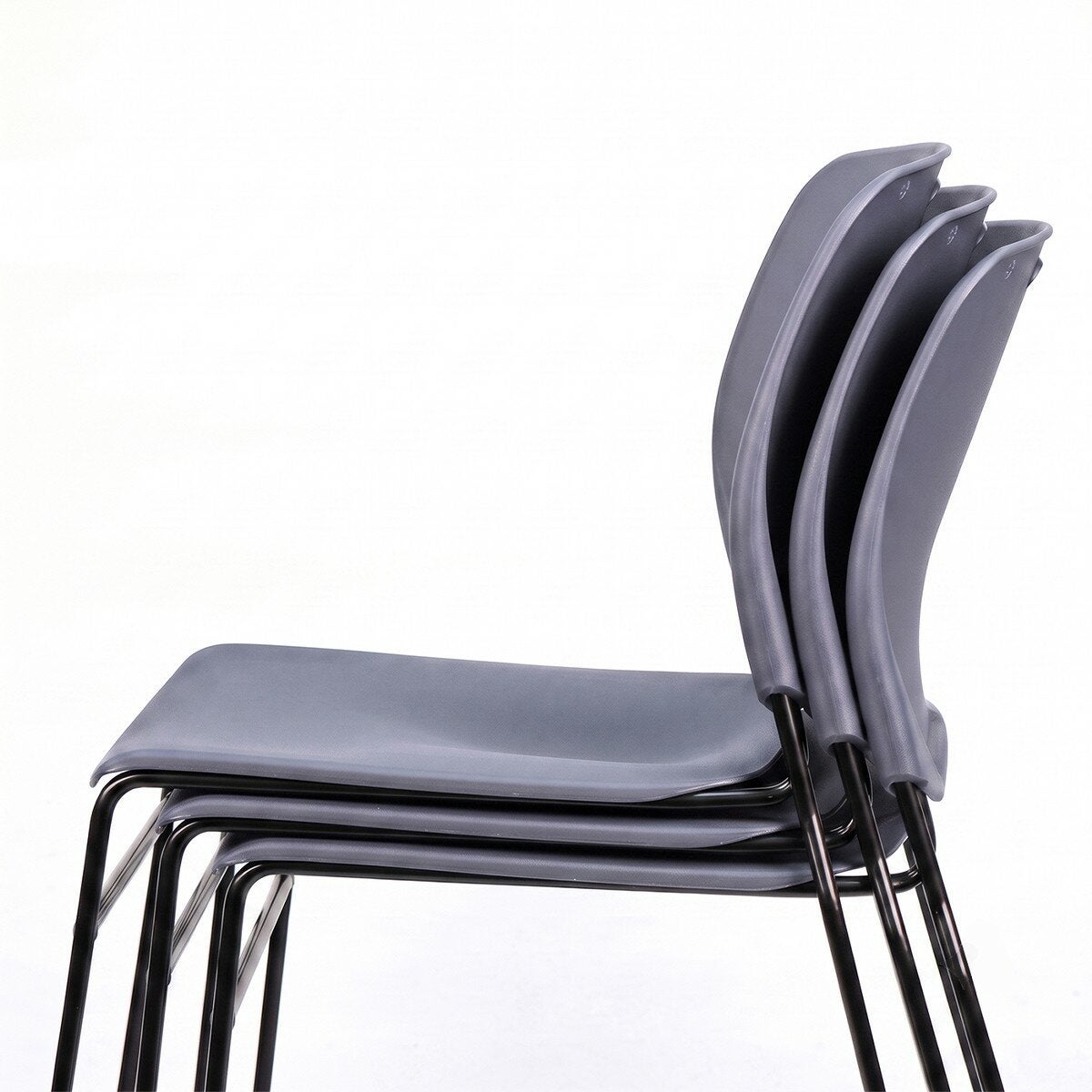 Musical Chairs Harmony 可堆疊訪客椅 2入組 灰