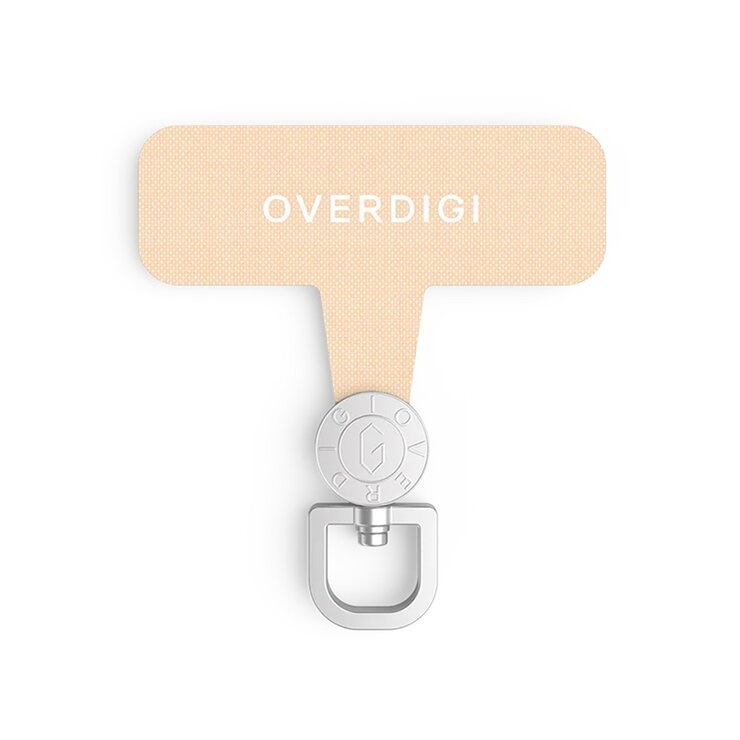 OVERDIGI Handy 多彩快拆手機掛繩+ 360 旋轉掛繩墊片組 棕+綠