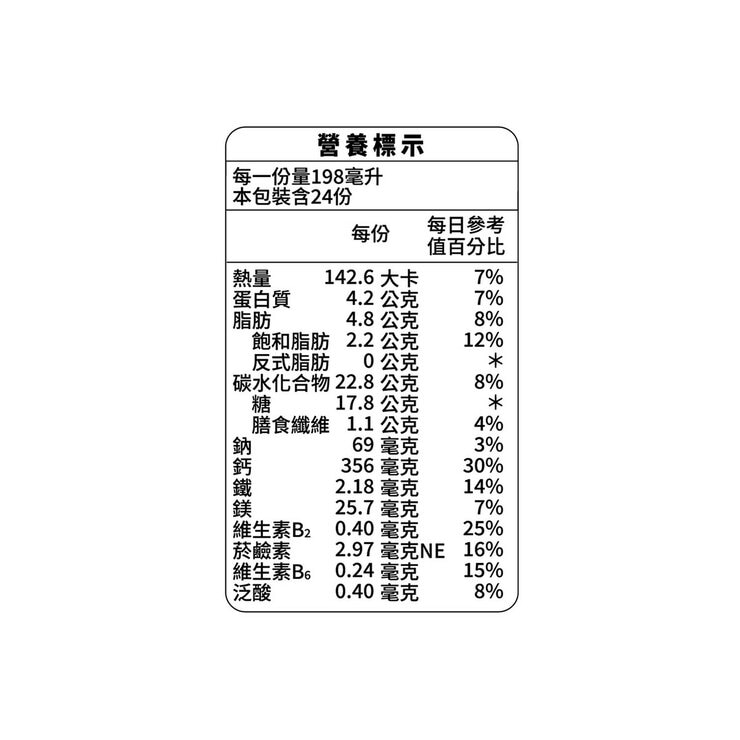 雀巢美祿 高鈣可可麥芽牛奶 198毫升 X 24入