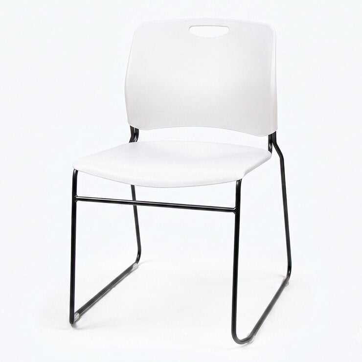 Musical Chairs Harmony 可堆疊訪客椅 2入組 白