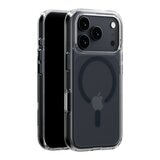 MAGEASY Bright M 不發黃軍規磁吸透明殼 iPhone 17 Pro + 鏡頭保護貼Lenz + Vetro 9H 鋼化玻璃保護膜