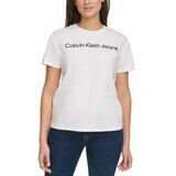 Calvin Klein Jeans 女短袖圓領上衣 白 L