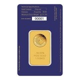 伯斯鑄幣廠 黑天鵝 黃金條塊 999.9純金 1盎司 伯斯鑄幣廠 黑天鵝 黃金條塊 999.9純金 1盎司