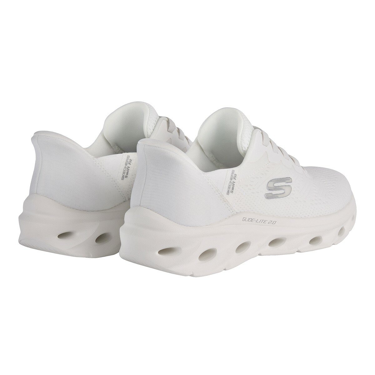 Skechers 女休閒運動鞋 白