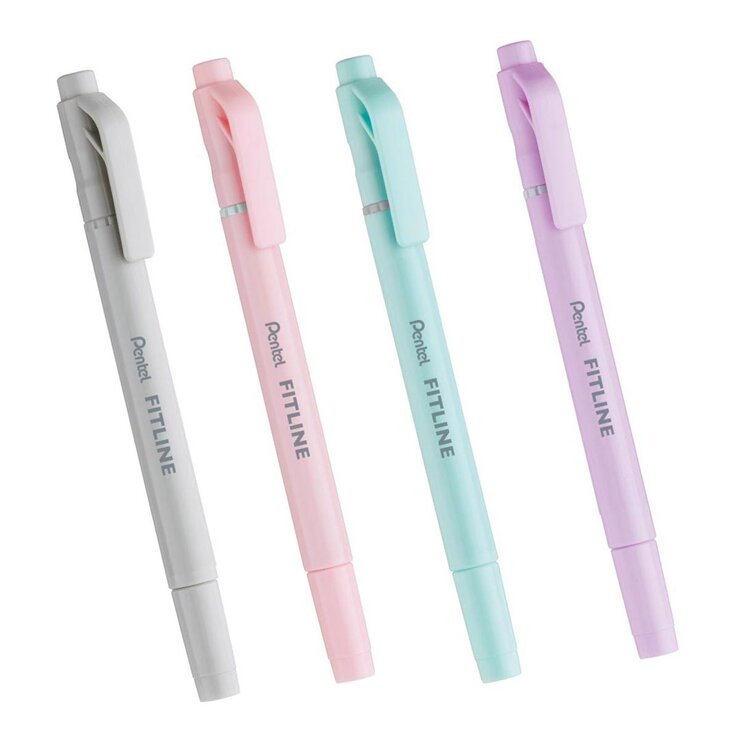 Pentel Fitline 雙頭螢光筆 20入裝