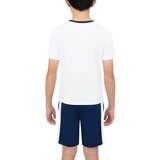 Fila 兒童短袖套組三件組 白/藍