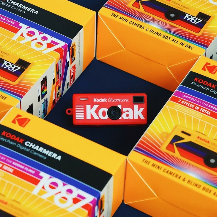 Kodak Charmera 迷你數位相機鑰匙圈盲盒