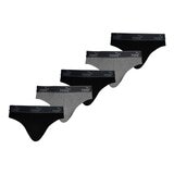Puma 男內褲5入組 黑/灰 XL