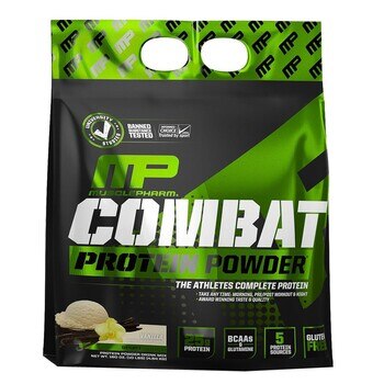 Muscle Pharm Combat 混合蛋白粉 - 香草 4.54公斤 Muscle Pharm Combat 混合蛋白粉 - 香草 4.54公斤