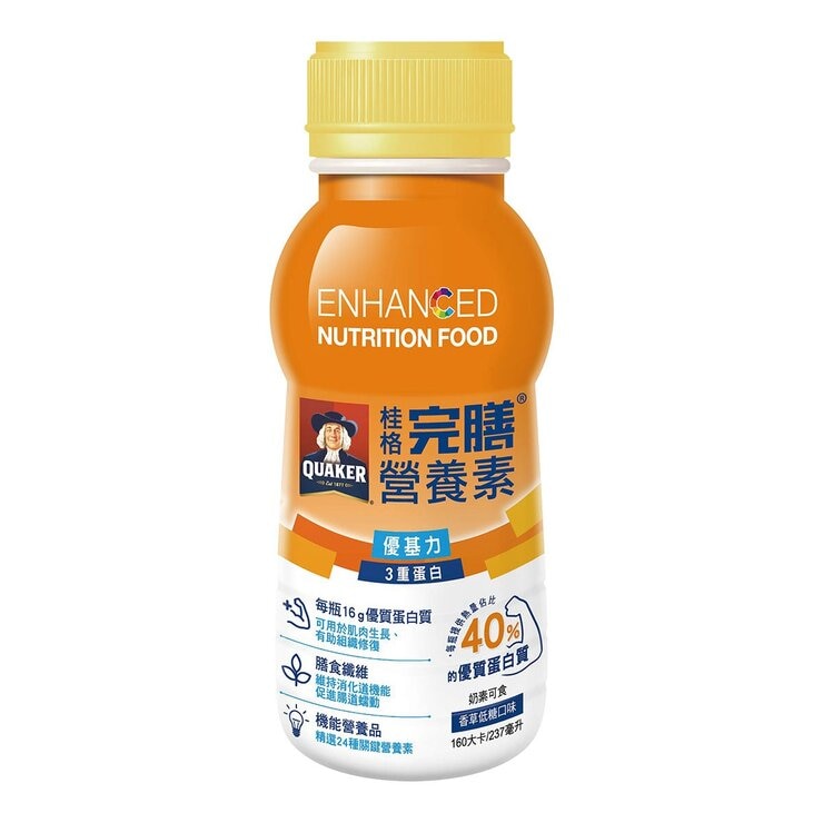 Quaker Complete Nutrition Food Triple Protein 237 ml X 28-Bottle