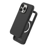 犀牛盾 iPhone 16 Pro Max SolidX (MagSafe兼容) 強化吸震緩衝防摔手機殼 + 9H 抗藍光鋼化玻璃保護貼 深海藍