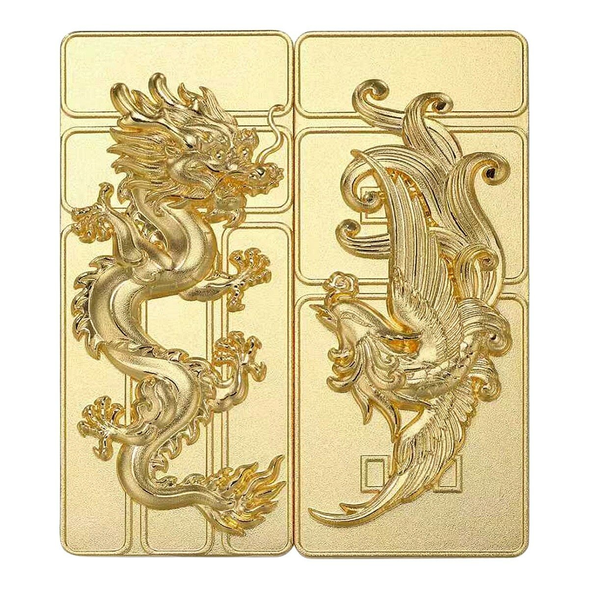 龍鳳 黃金條塊 999.9純金 100公克