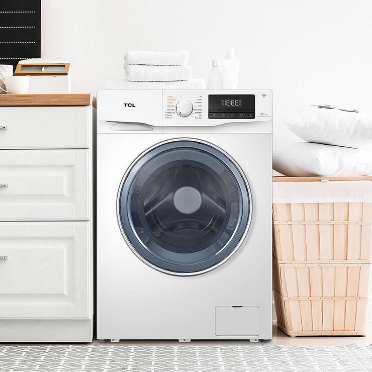 TCL 10公斤/7公斤蒸氣滾筒洗脫烘衣機 C610WDTW