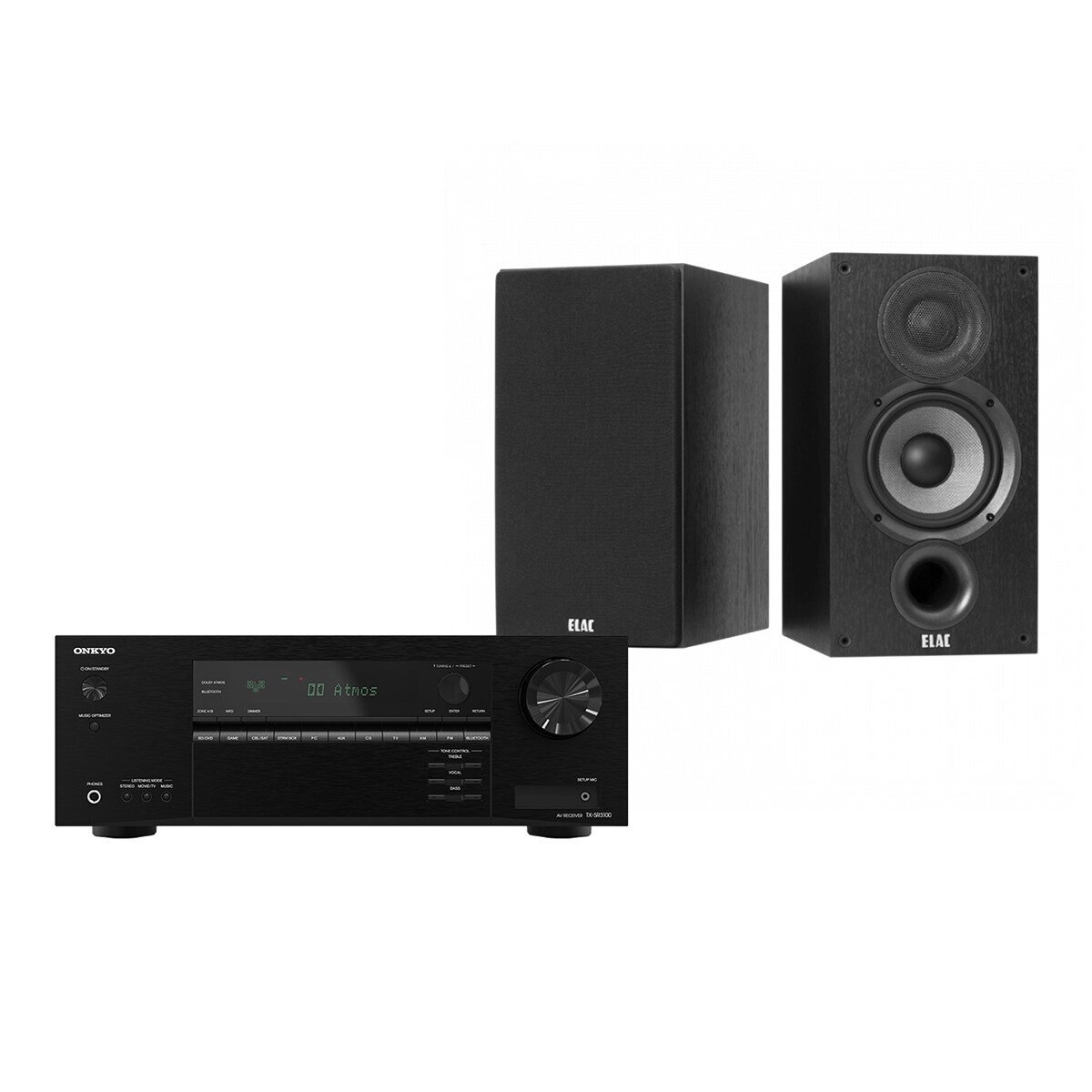 ONKYO ELAC 兩聲道立體聲組合 TXSR3100+DB52