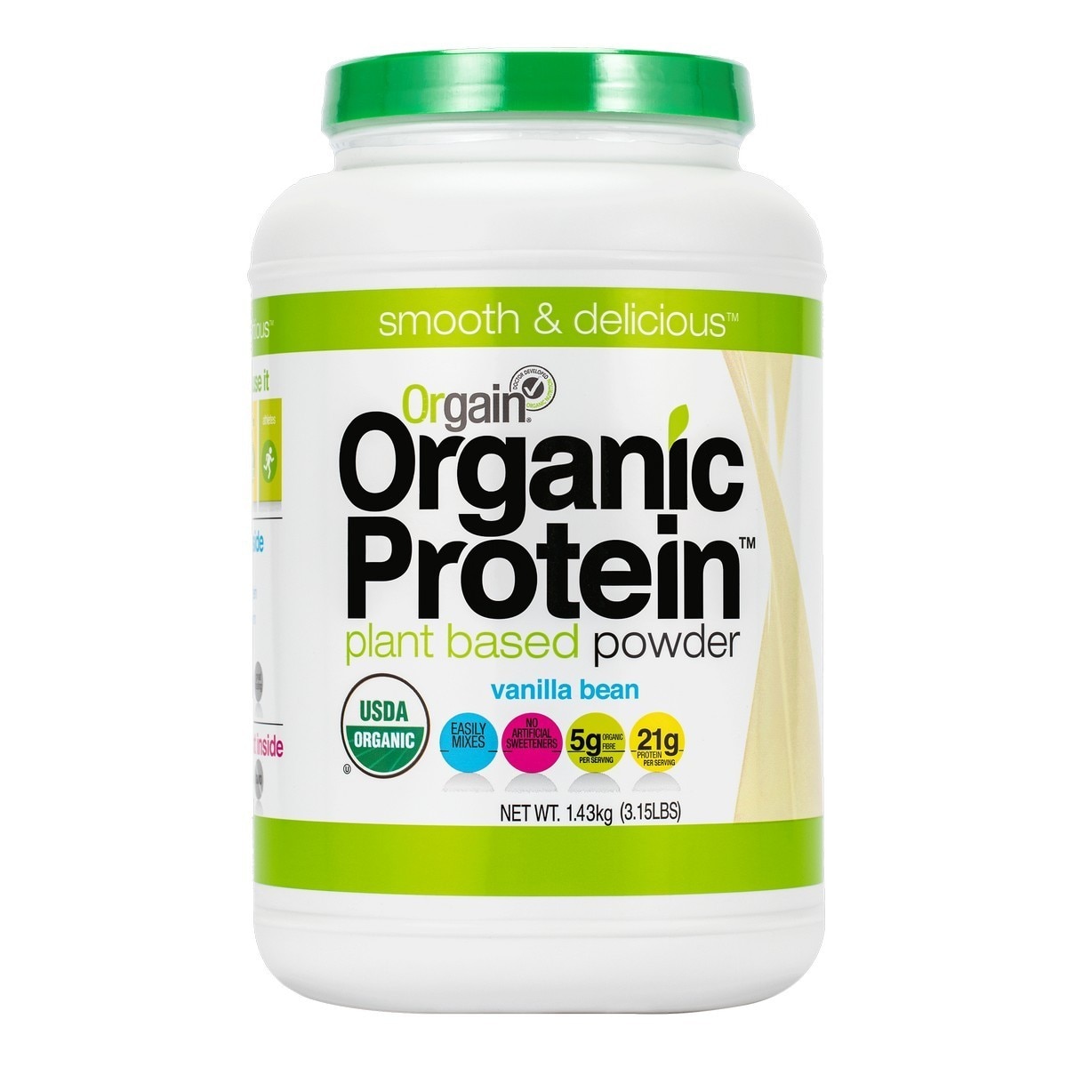 Orgain有機植物性蛋白粉 香草口味 1.43公斤