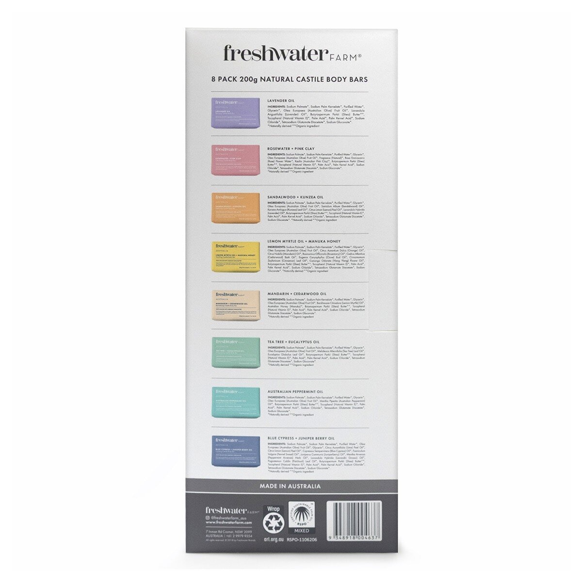 Freshwater Farm 香皂 8入