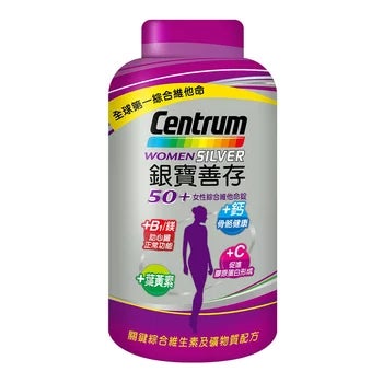 銀寶善存50加女性綜合維他命錠290錠