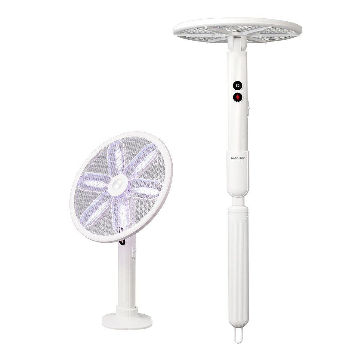 旺德 充電式伸縮桿/旋轉拍面/拍燈二合一電蚊拍 旺德 充電式伸縮桿/旋轉拍面/拍燈二合一電蚊拍