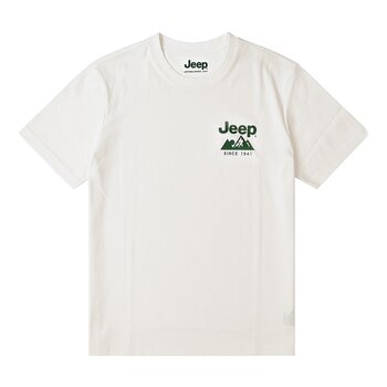 Jeep 男短袖純棉圖案T恤