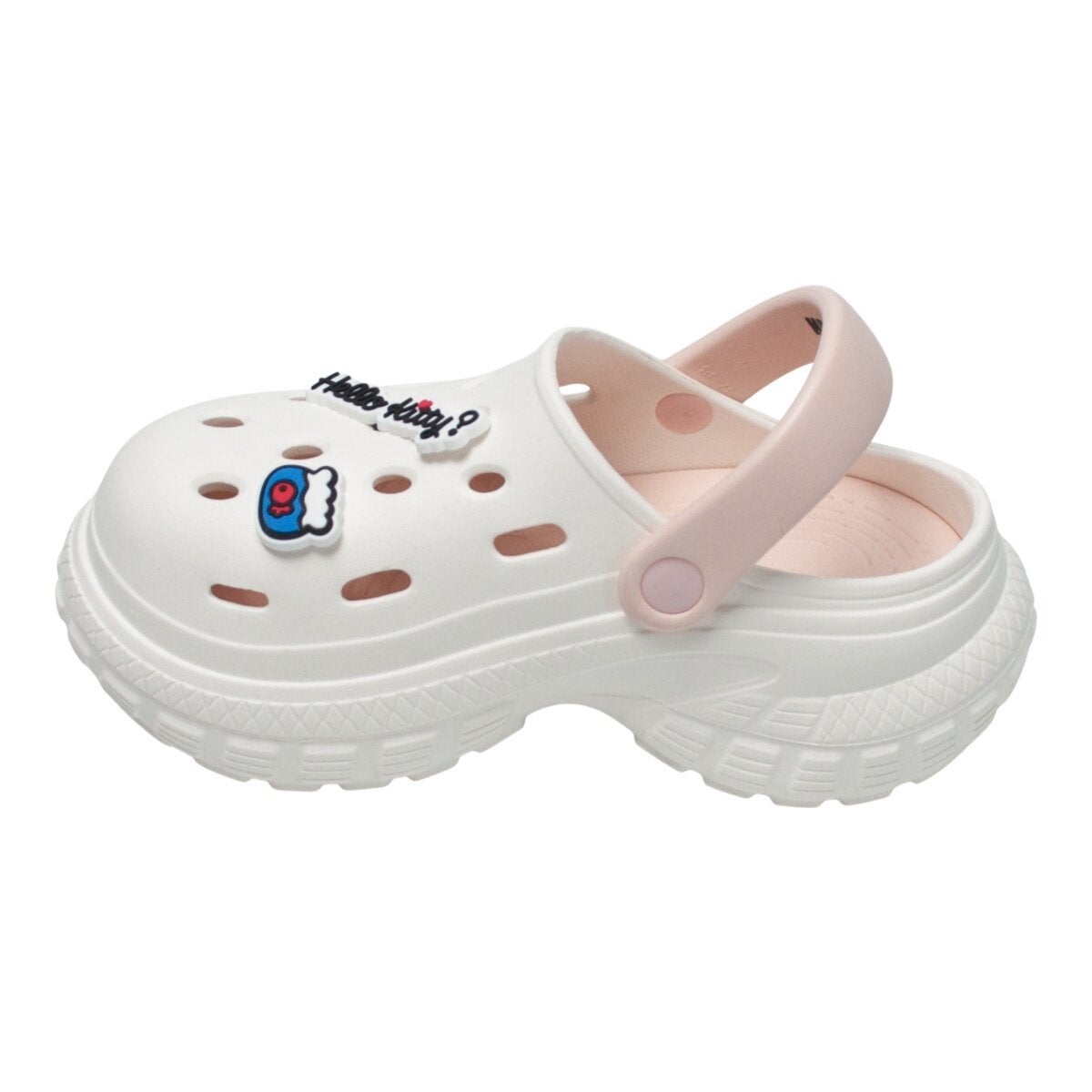 Hello Kitty 涼拖鞋 白 Hello Kitty 涼拖鞋 白