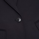 Max Mara Studio 女長版西裝外套 黑色