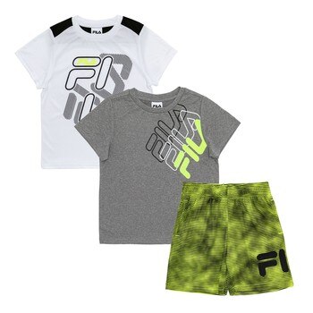 Fila 男童短袖三件套組 Fila 男童短袖三件套組