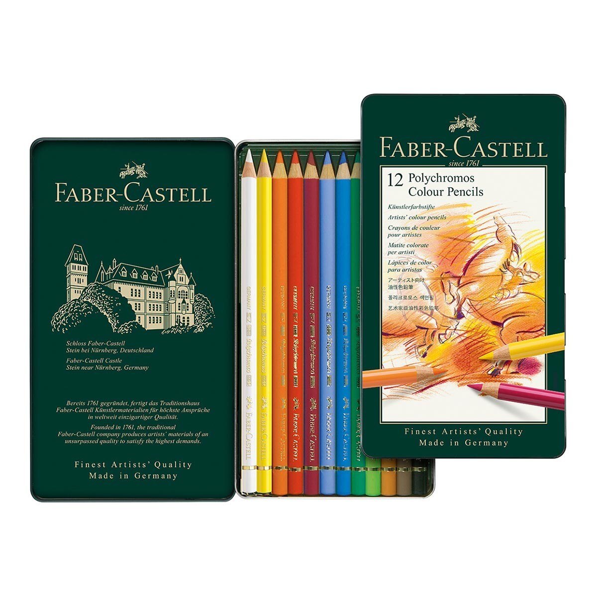 Faber-Castell 輝柏藝術家級油性色鉛筆12色 Costco 好市多