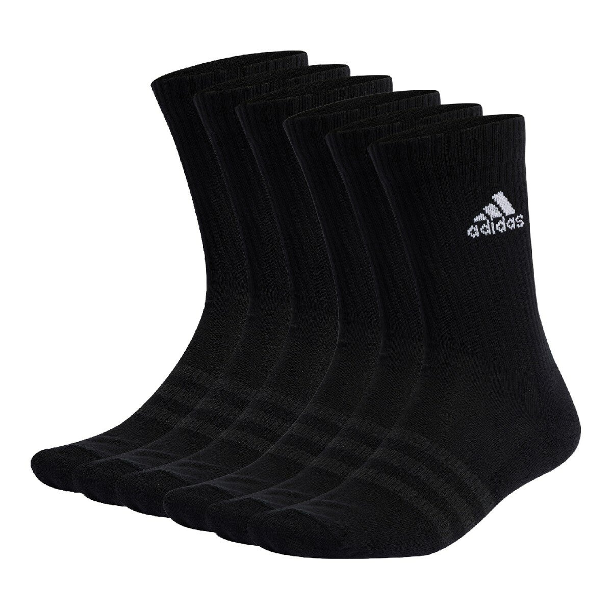 Adidas 女中筒襪 六入組