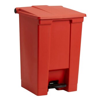 Rubbermaid Commercial Products 腳踏式垃圾桶 68公升 紅色