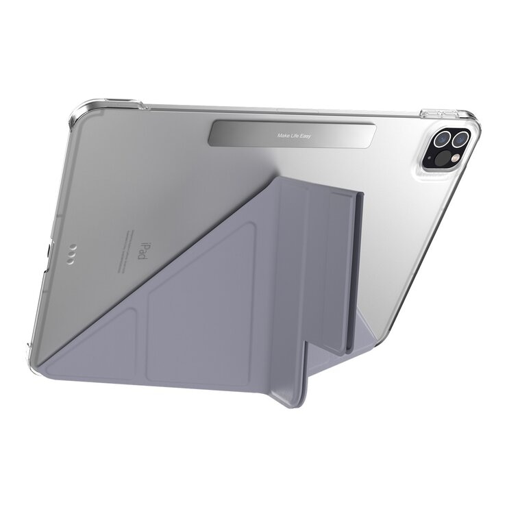 MAGEASY Facet 全方位支架透明背蓋保護套 iPad Pro 11吋 2022 M2 - 2018 & iPad Air 10.9吋 2022-20 阿拉斯加藍 MAGEASY Facet 全方位支架透明背蓋保護套 iPad Pro 11吋 2022 M2 - 2018 & iPad Air 10.9吋 2022-20 阿拉斯加藍