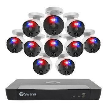 Swann 4K SwannForce 16 通道 IP攝影機 X 10槍型 NVR套裝 Swann 4K SwannForce 16 通道 IP攝影機 X 10槍型 NVR套裝