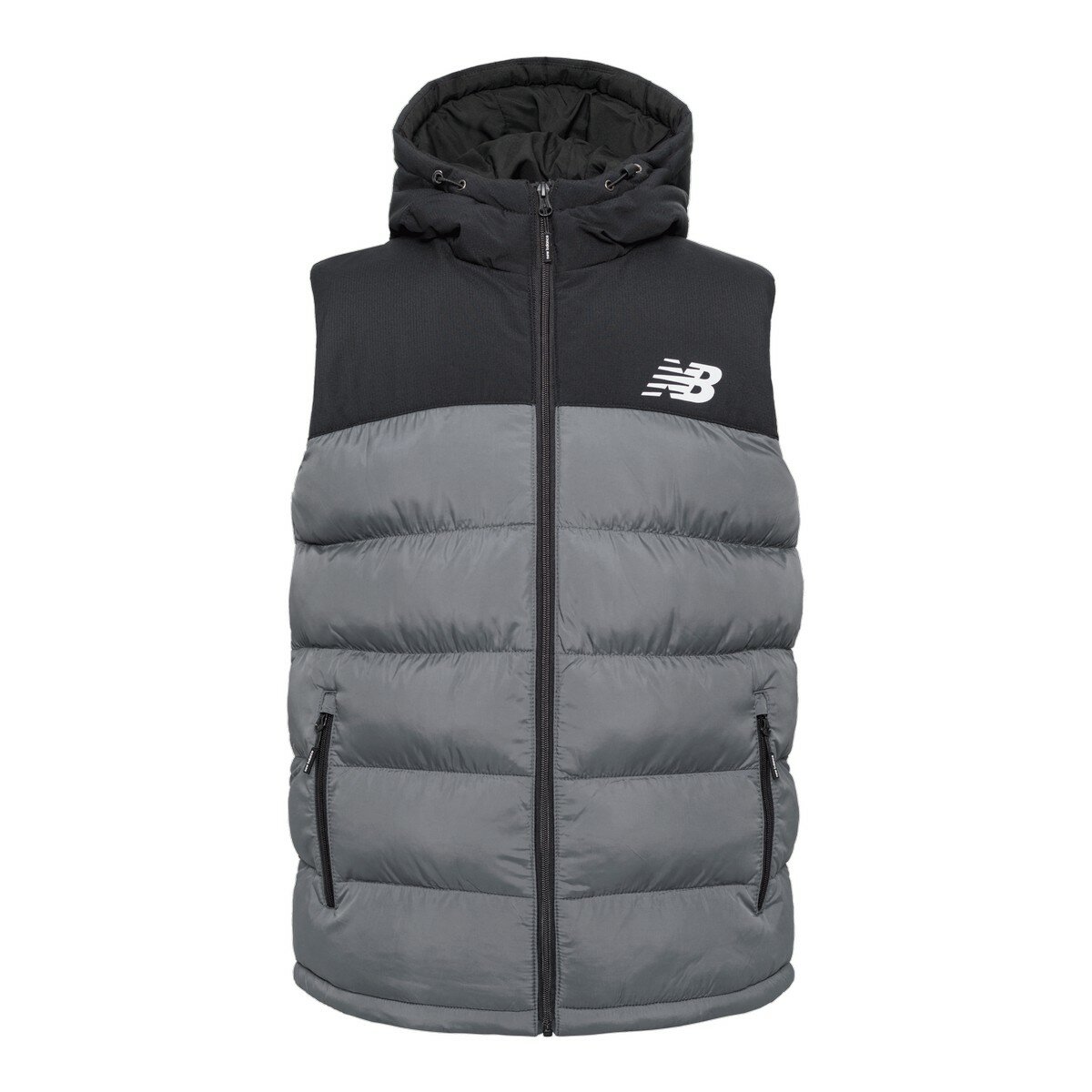 New Balance 男保暖填充背心 灰