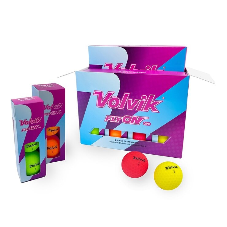 Volvik Fly On 高爾夫二層球 24入