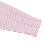 Brooks Brothers 男長袖襯衫 粉紅條紋 XL