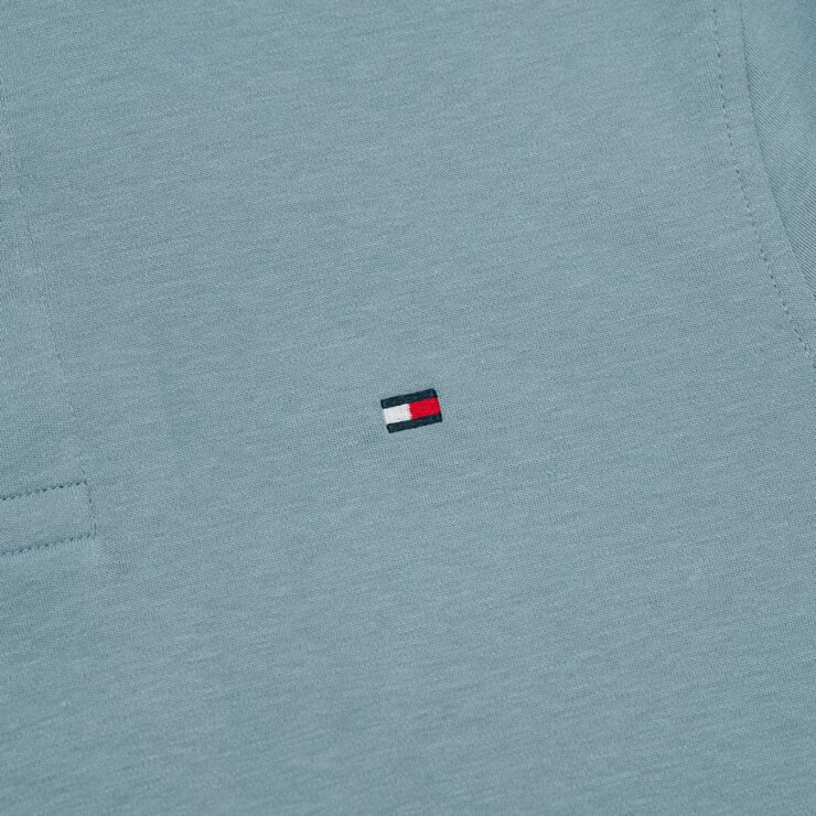 Tommy Hilfiger 男短袖Polo衫 淺藍 Tommy Hilfiger 男短袖Polo衫 淺藍
