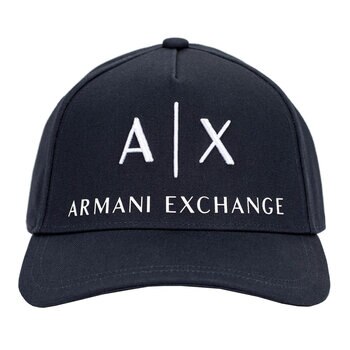 Armani Exchange 男棒球帽 深藍